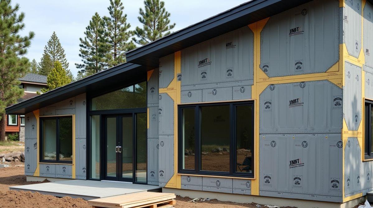 House insulation background